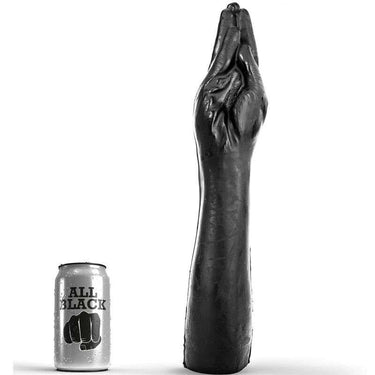 Dildo Fisting Realistico All Black con Mano e Braccio Naturali